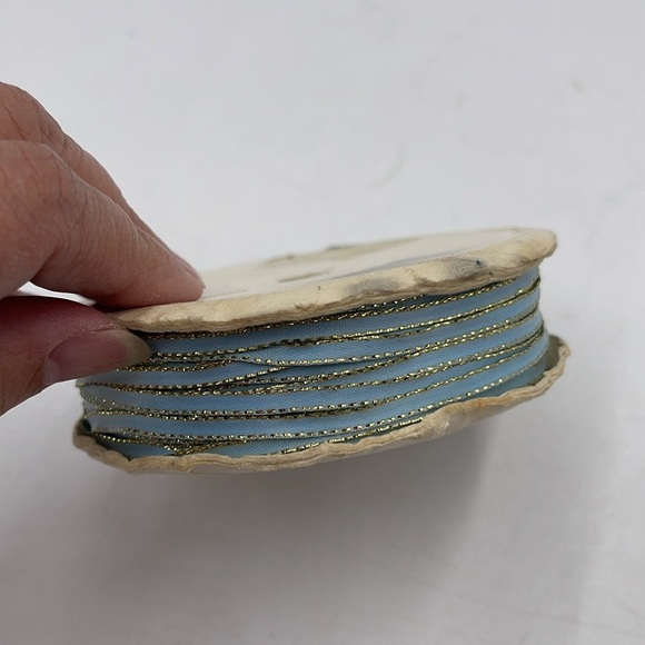 Assorted Round Beads in yards and Ribbons Lot - Picture 12 of 12